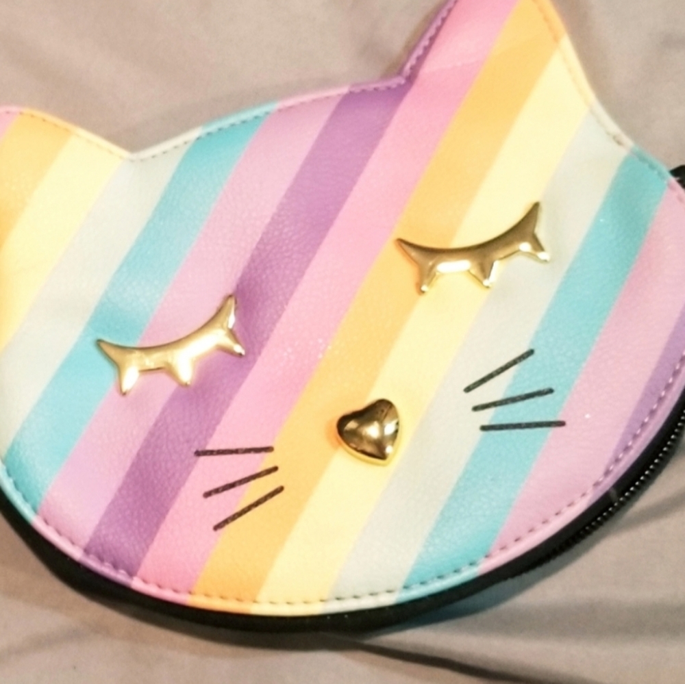 BUNDLE of 2 Rainbow Betsey Johnson bags/wristlet